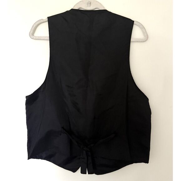 VTG 1994 Looney Tunes Tweety Daffy Duck Tapestry Vest Retro Cartoon Sz O/S - Picture 2 of 6